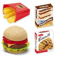 Kliknite za detalje - Dečija igračka Set brza hrana Hamburger, pomfrit i kolači 79 870005