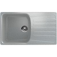 Kliknite za detalje - Granitna sudopera sa sifonom Ulgran U203-310 četvrtasta siva