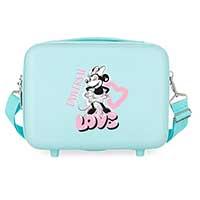 Kliknite za detalje - Kofer za šminku i kozmetiku Disney Minnie Heart turquoise 37339
