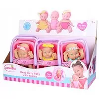 Kliknite za detalje - LUNABEBE Lutka beba 23cm sa nosiljkom HX389-1 858014 Kliknite za detalje - LUNABEBE Lutka beba 23cm sa nosiljkom HX389-1 858014