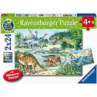 Kliknite za detalje - Puzzle 2x24 dela Dinosaurusi i njihovo stanište Ravensburger 05128 Kliknite za detalje - Puzzle 2x24 dela Dinosaurusi i njihovo stanište Ravensburger 05128