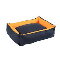 Kliknite za detalje - Pet Line Krevet za pse Square Navy-Orange 90cm 36-3
