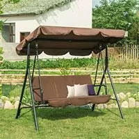 Kliknite za detalje - Baštenska ljuljaška sa dekorativnim jastucima Amico FBL3B Kliknite za detalje - Baštenska ljuljaška sa dekorativnim jastucima Amico FBL3B