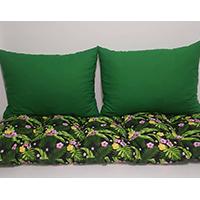Kliknite za detalje - Jastuci za garniture od paleta 160 x 50 x 50 cm Zelena Rapsodija