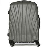 Kliknite za detalje - Srednji čvrsti ABS kofer za putovanje 60 cm sivi