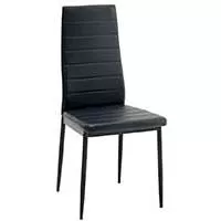 Kliknite za detalje - Trpezarijska stolica Devon veštačka koža crna Kliknite za detalje - Trpezarijska stolica Devon veštačka koža crna
