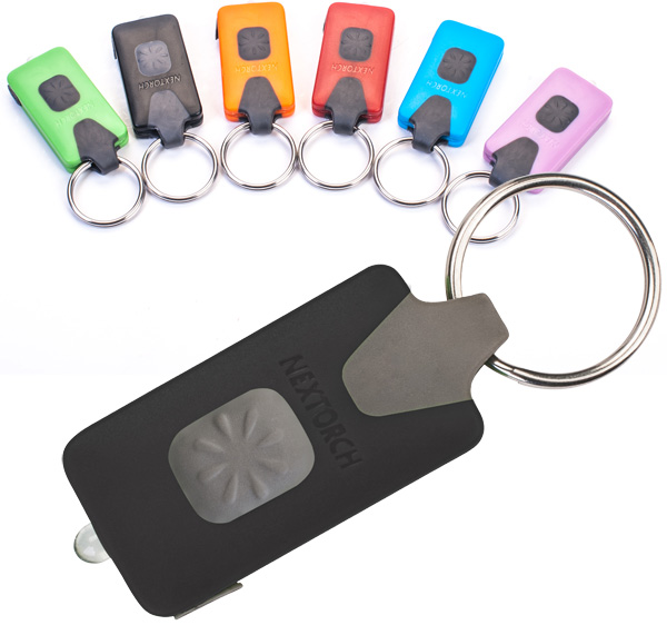 USB punjiva baterijska lampa privezak Nextorch GL10 Black 807 - thumbnail 0