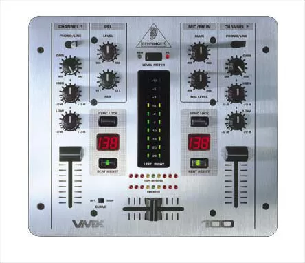 Behringer VMX100 - dvokanalna DJ mikseta - Slika 2