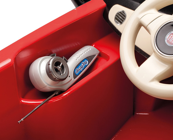 Peg Perego Kabriolet na akumulator sa daljinskim Fiat 500 red/grey IGED1163 - thumbnail 2
